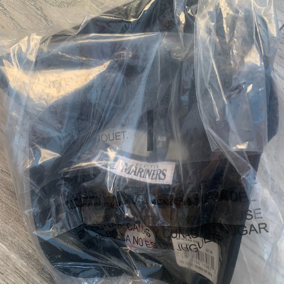 NWT NEW ERA 9FORTY SEATTLE MARINERS THE LEAGUE ADJUSTABLE BASEBALL HAT NAVY - Picture 4 of 5